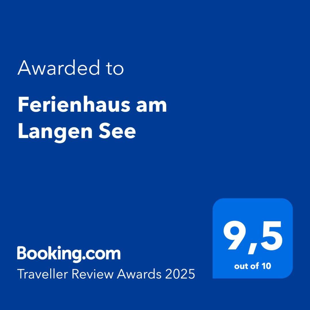 Ferienhaus am Langen See Heidesee Exterior foto